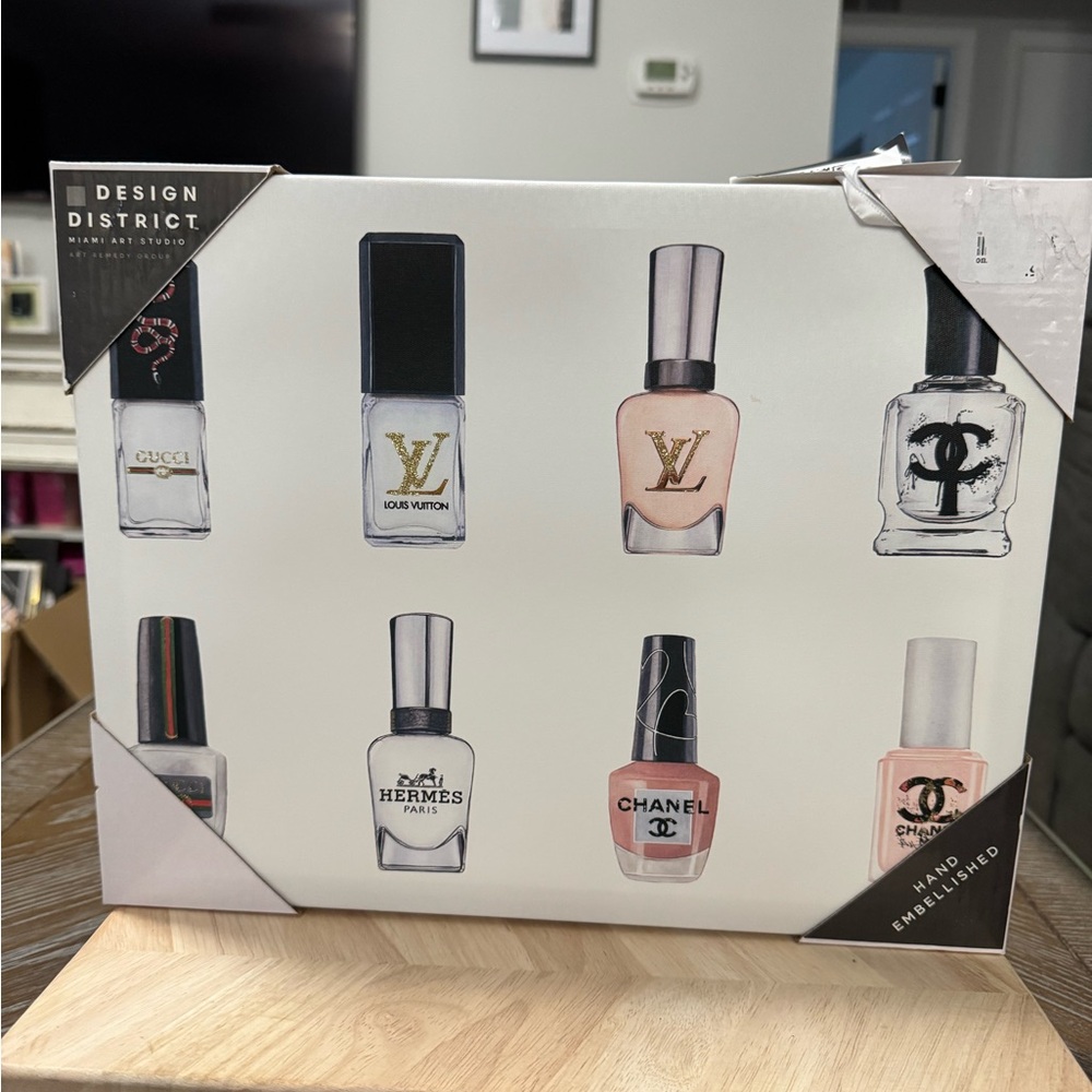 Design District Nail Polish Wall Art!
